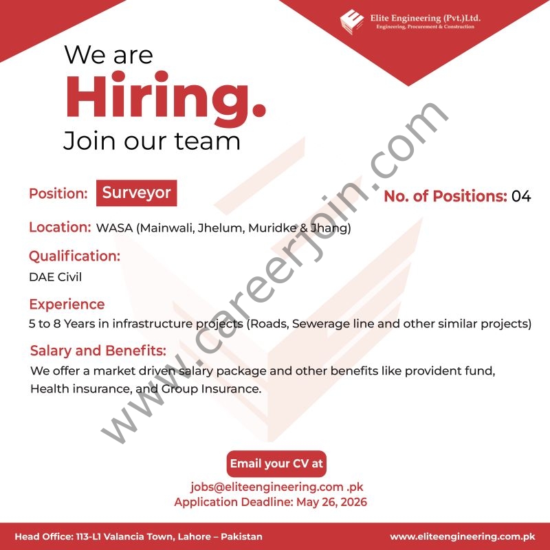 Elite Engineering Pvt Ltd Jobs May 2026 2
