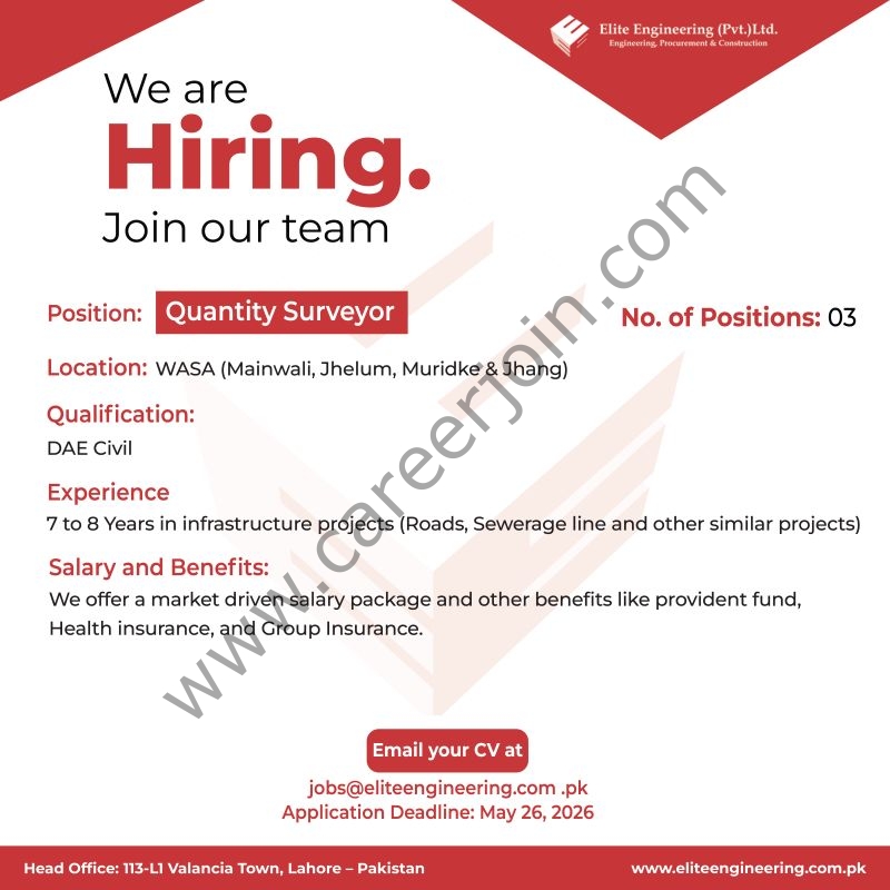 Elite Engineering Pvt Ltd Jobs May 2026 1