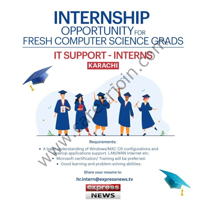 Express Media News Jobs IT Support Interns 1