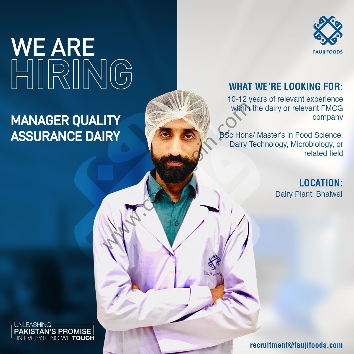 Fauji Foods Limited Jobs Manager Quality Assurance Dairy 1