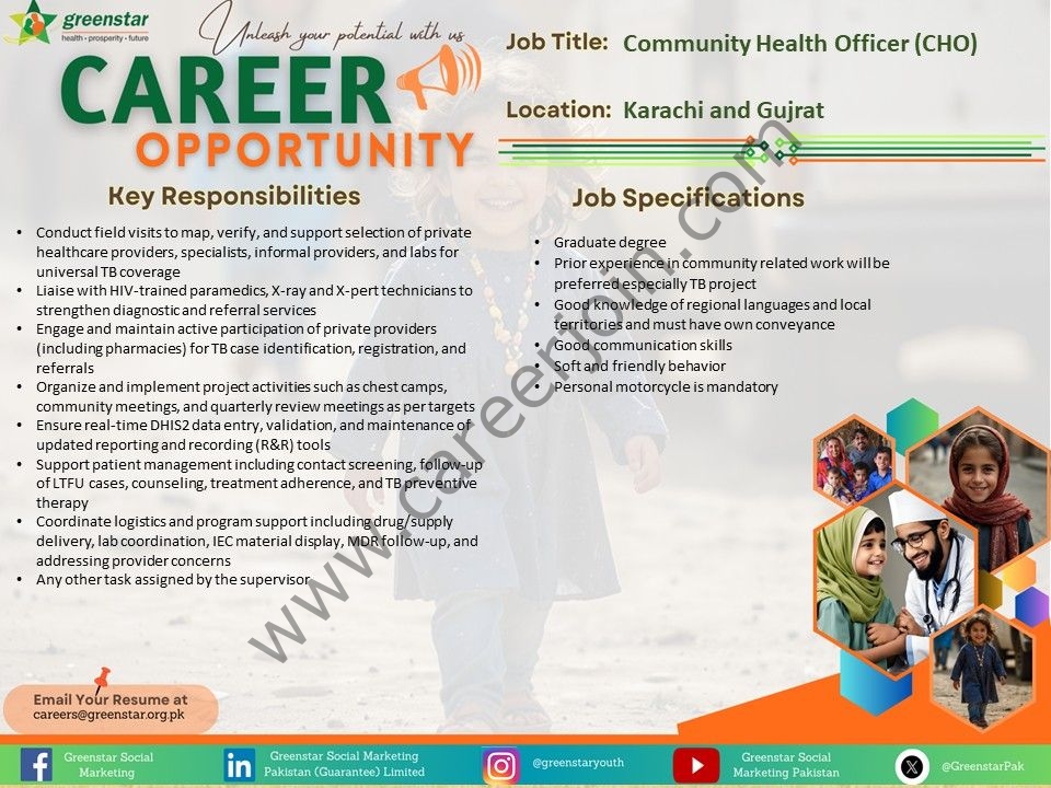 Greenstar Social Marketing (Guarantee) Limited Jobs May 2026 1
