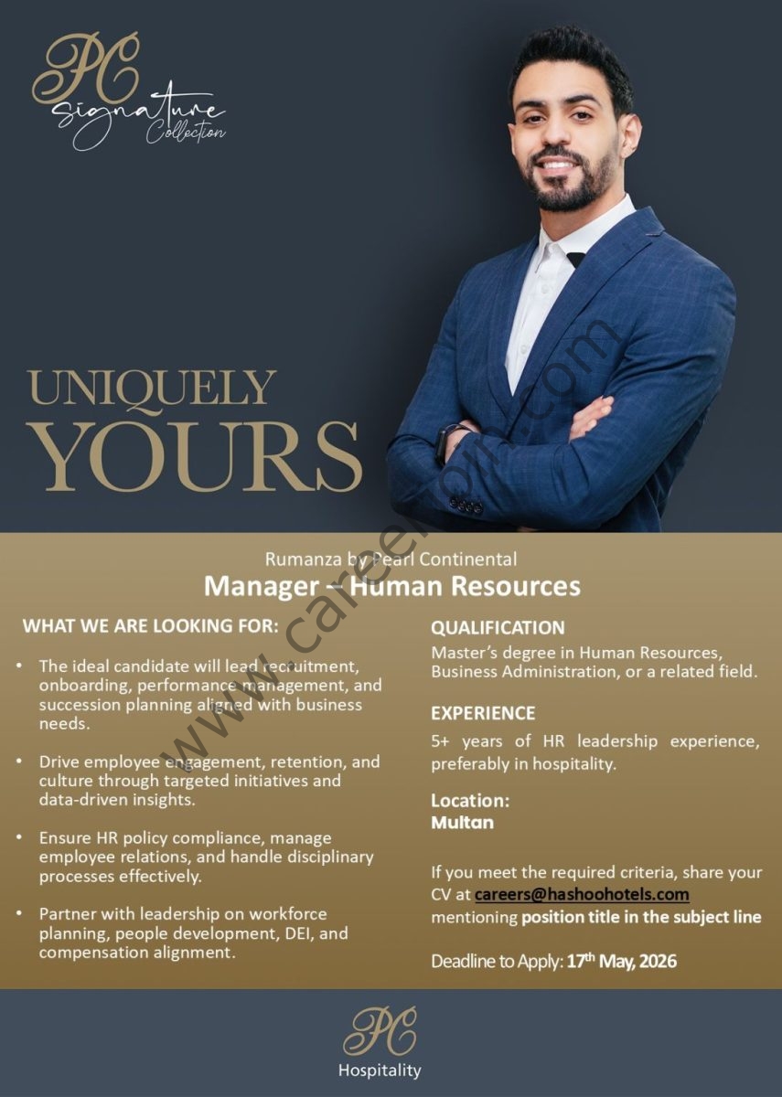 Hashoo Hotels Jobs Manager Human Resources  1