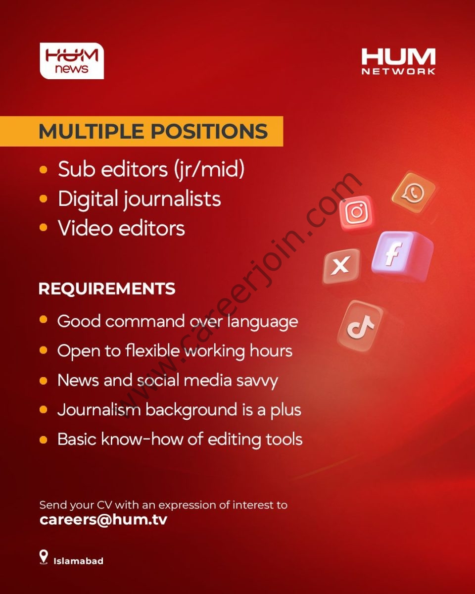 HUM News Digital Jobs May 2026 2