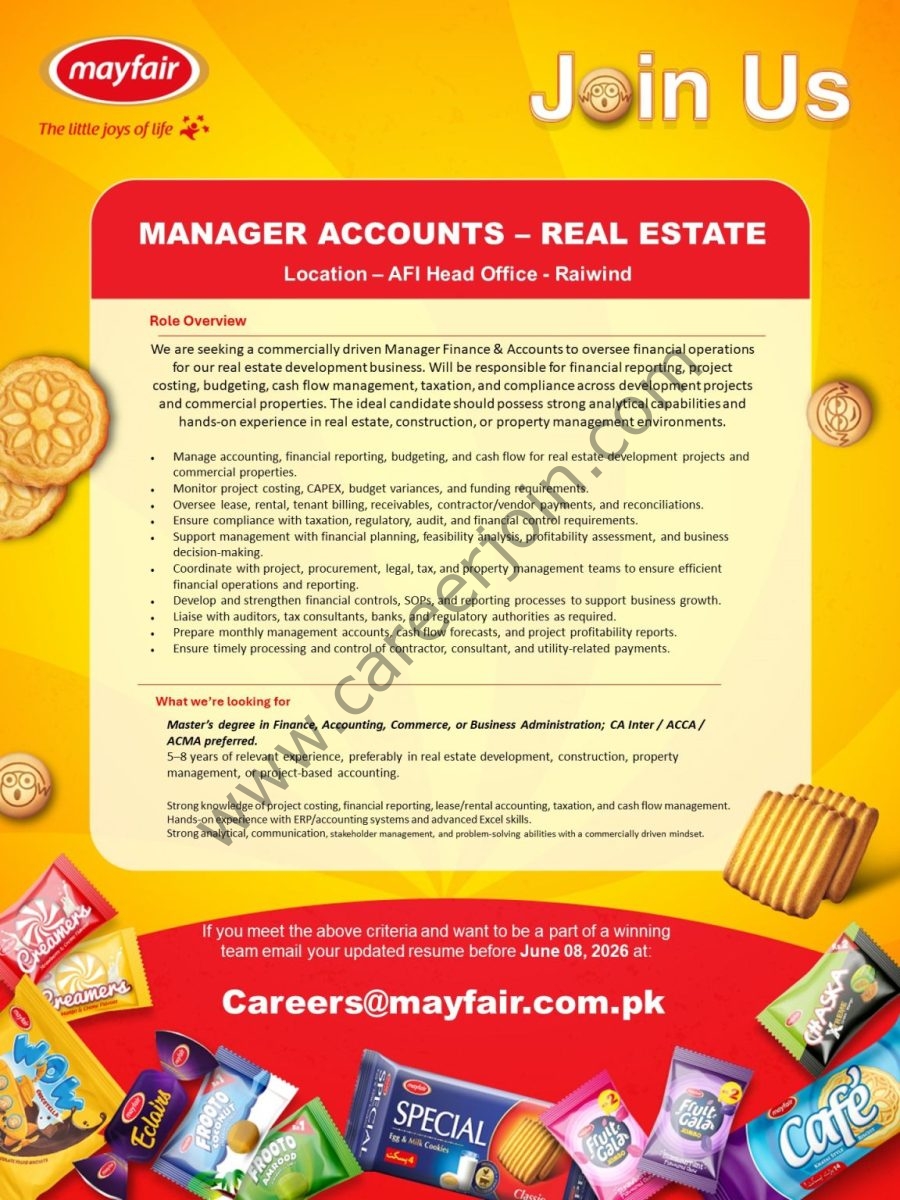 Mayfair Pakistan Jobs May 2026 2