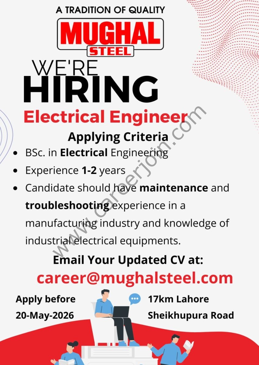 Mughal Steel Jobs Electrical Engineer 1