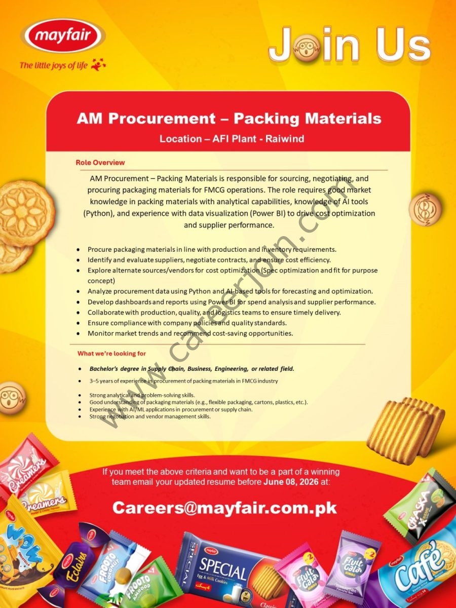 Mayfair Pakistan Jobs May 2026 1