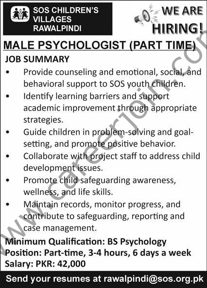 SOS Childrens Village Jobs 10 May 2026 Express 1