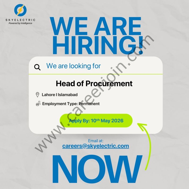 Sky Electric Pvt Ltd Jobs Head of Procurement 1