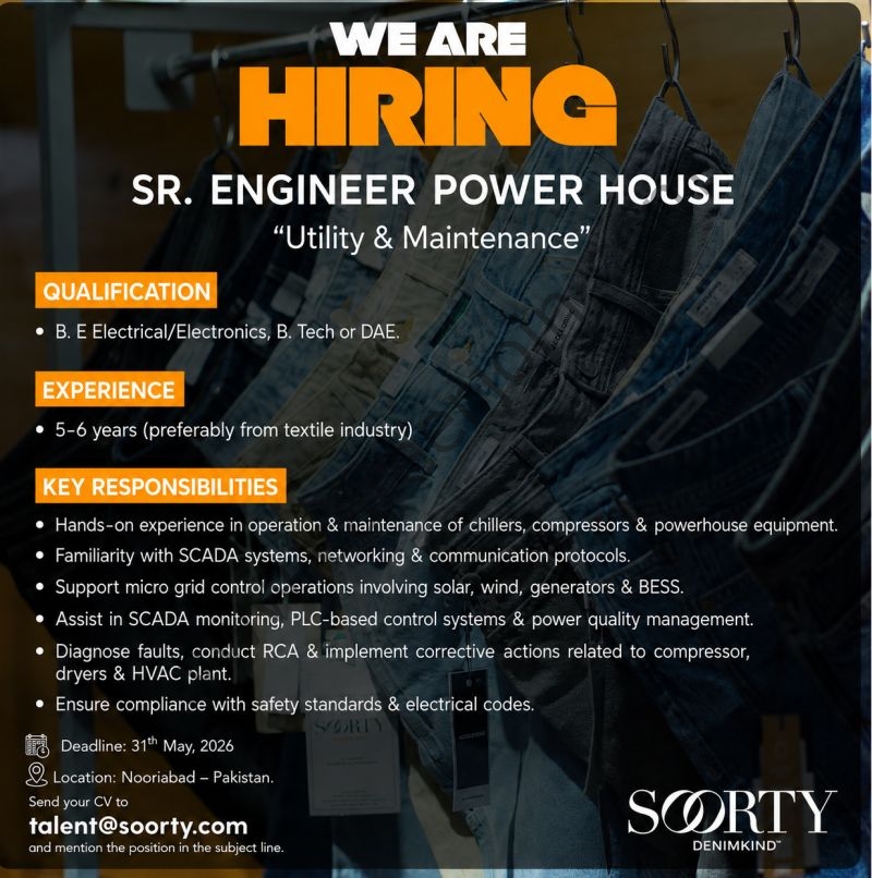 Soorty Enterprises Jobs Sr Engineer Power House 1