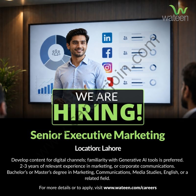 Wateen Telecom Limited Jobs Senior Executive Marketing 1