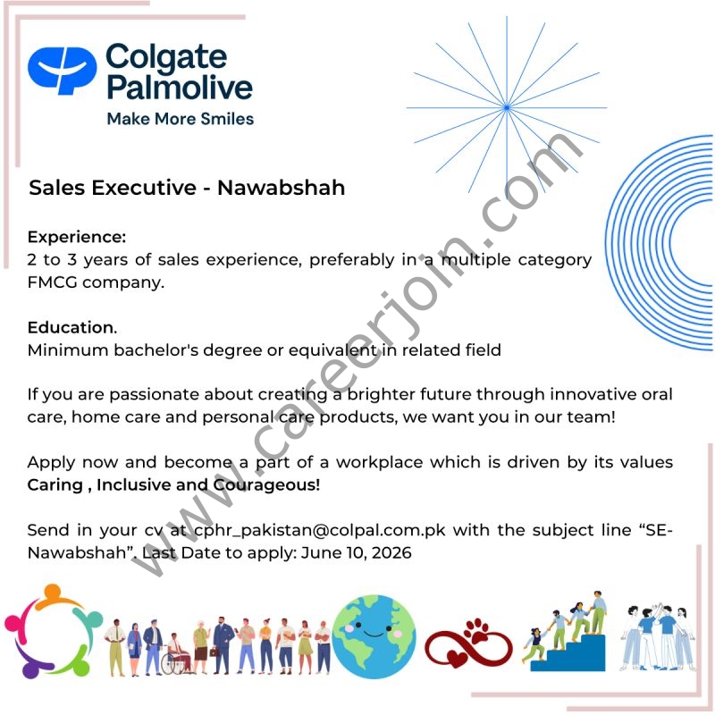 Colgate Pamolive Pakistan Jobs June 2026 2
