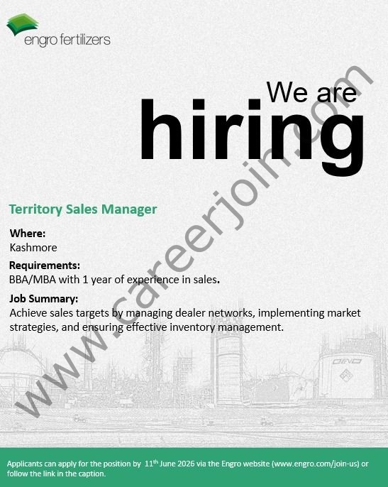 Engro Fertilizers Jobs June 2026 2