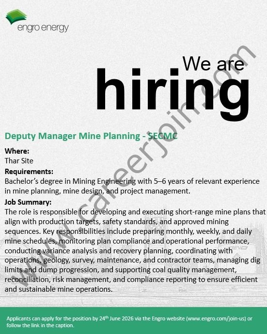 Engro Corporation Pvt Ltd Jobs June 2026 1