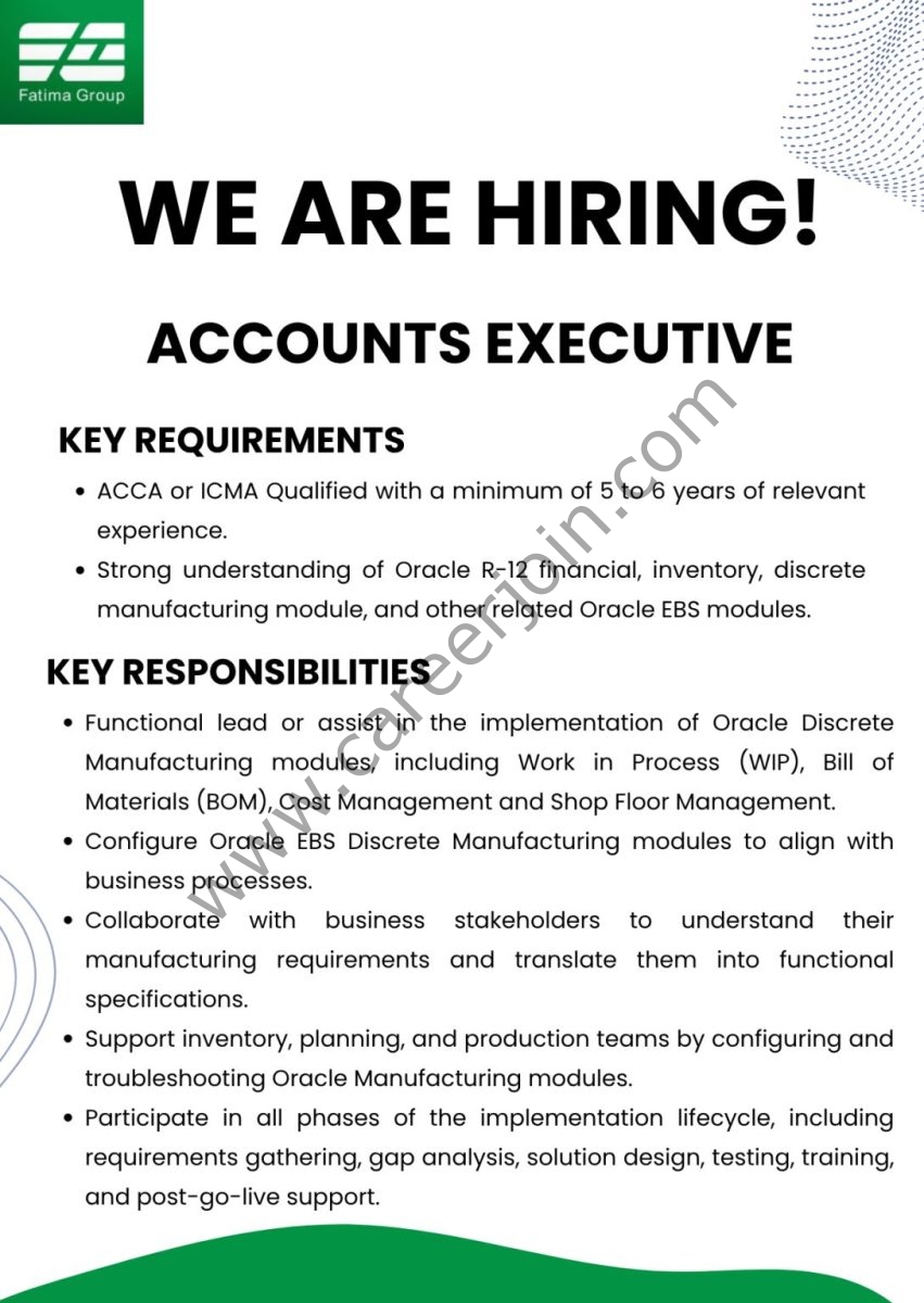 Fatima Group Jobs June 2026 1