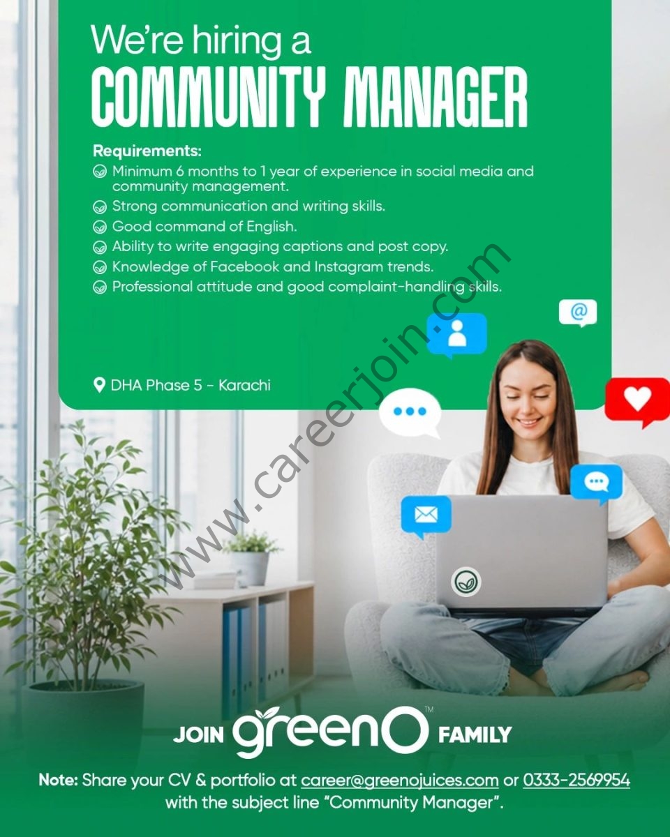 Greeno Juices Jobs June 2026 1