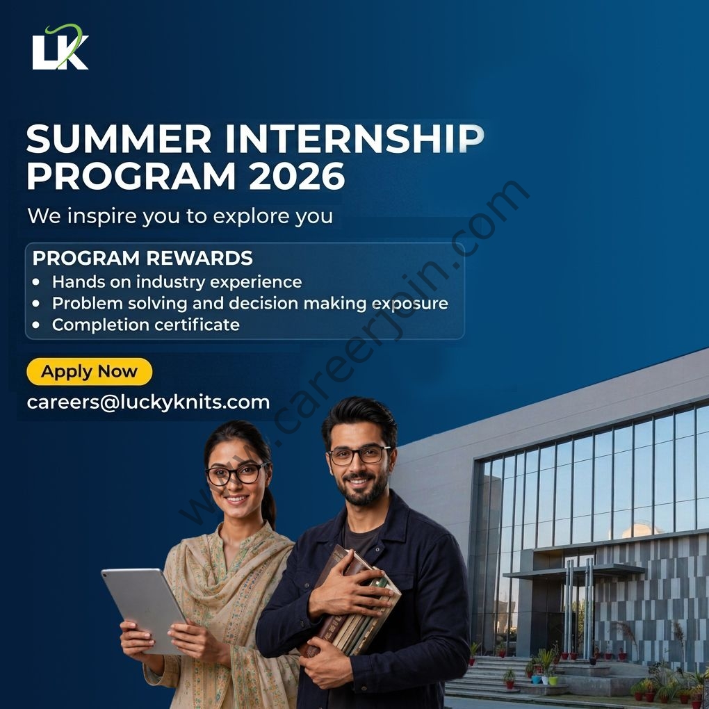 Lucky Knits Pvt Ltd Summer Internship Program 2026 1