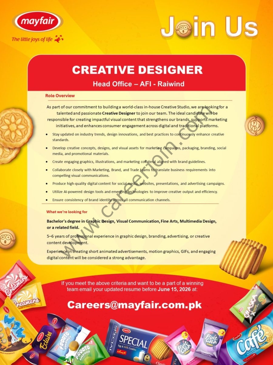 Mayfair Pakistan Jobs Creative Designer  1