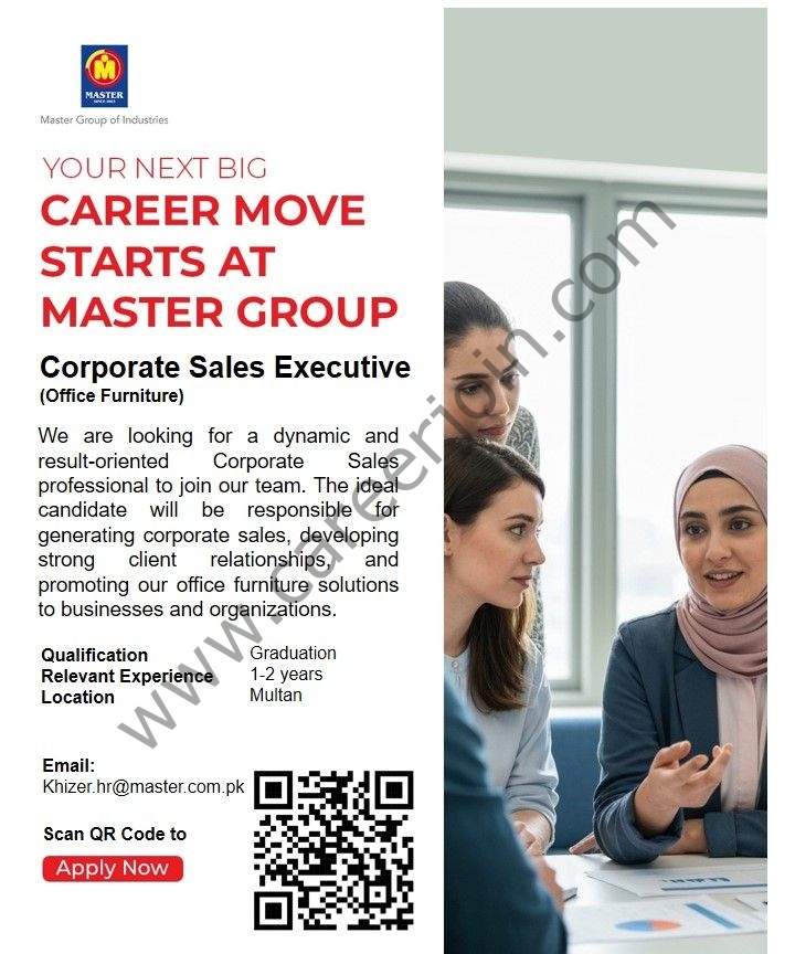 Master Group Of Companies Jobs Corporate Sales Executive 1