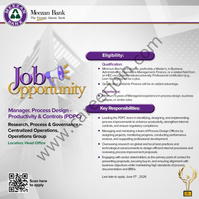 Meezan Bank Limited Jobs June 2026 1