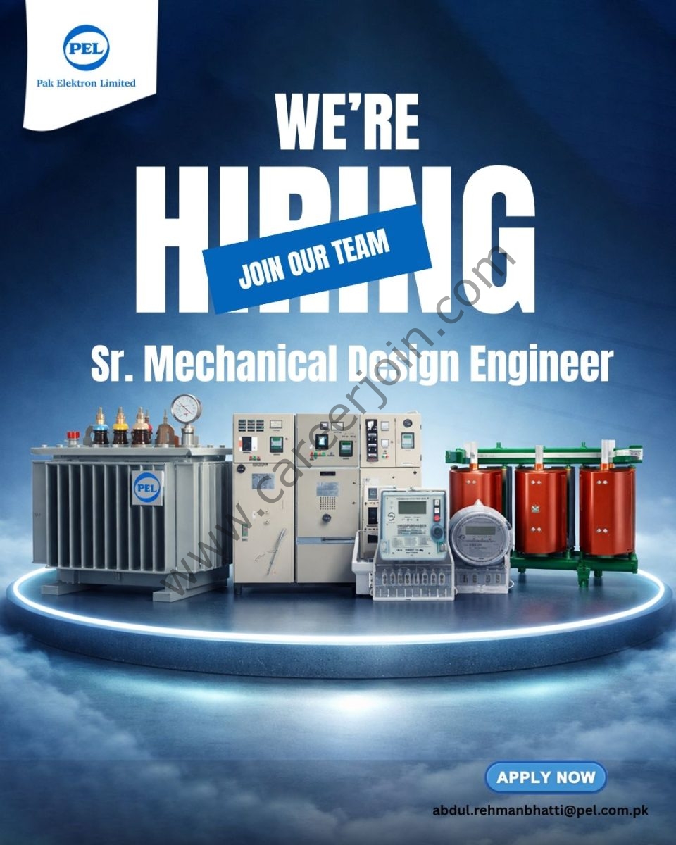Pak Elektron Limited PEL Jobs Sr Mechanical Design Engineer  1