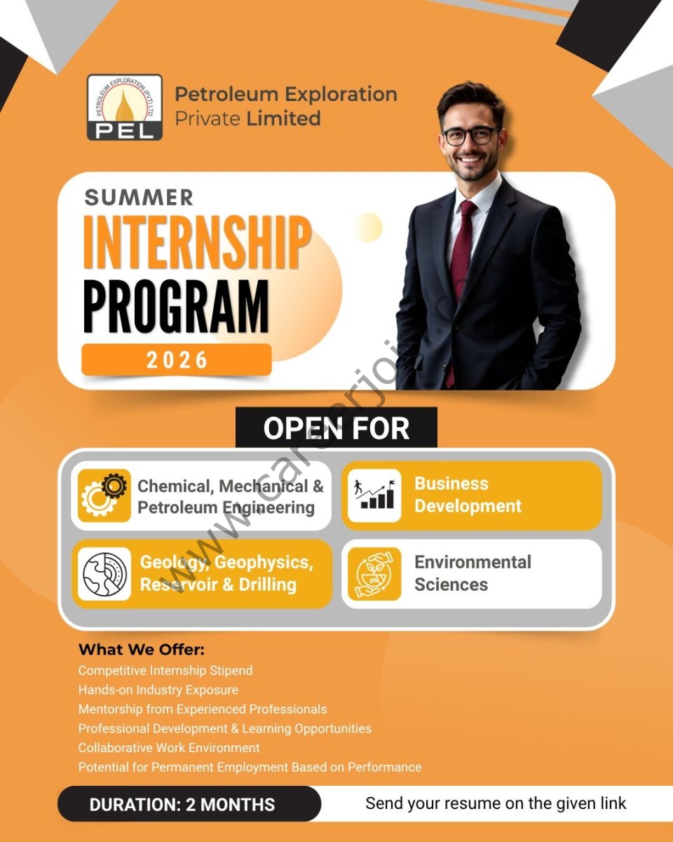 Petroleum Exploration Pvt Ltd PEL Summer Internship Program 2026 1