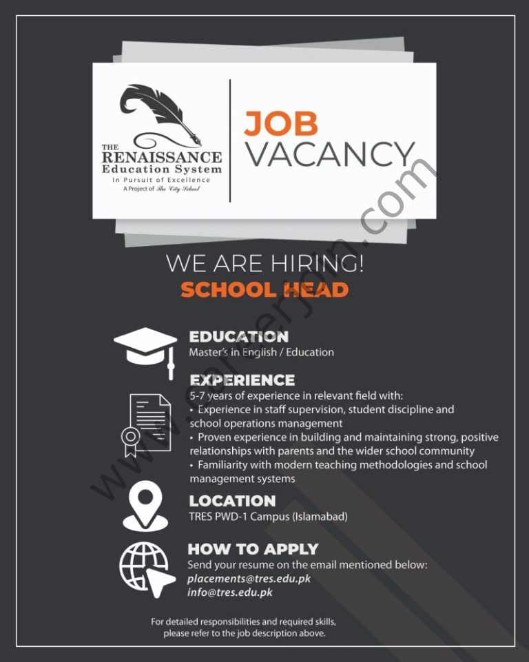 The Renaissance Education System (TRES) Jobs July 2026