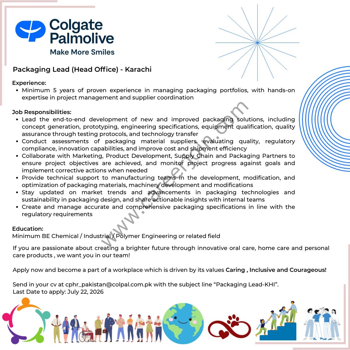 Colgate Pamolive Pakistan Jobs July 2026 1