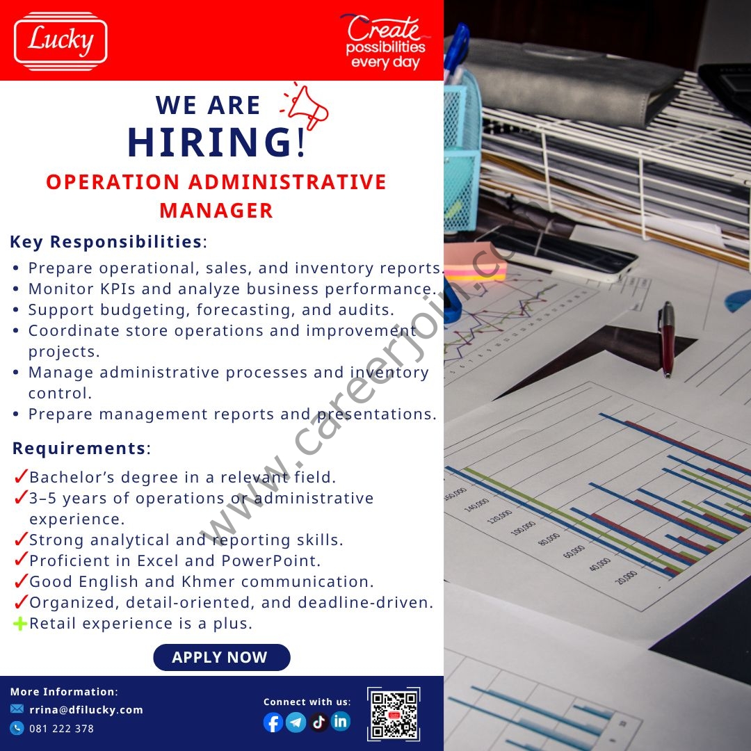 DFI Lucky Pvt Ltd Jobs Operation Administrative Manager 1
