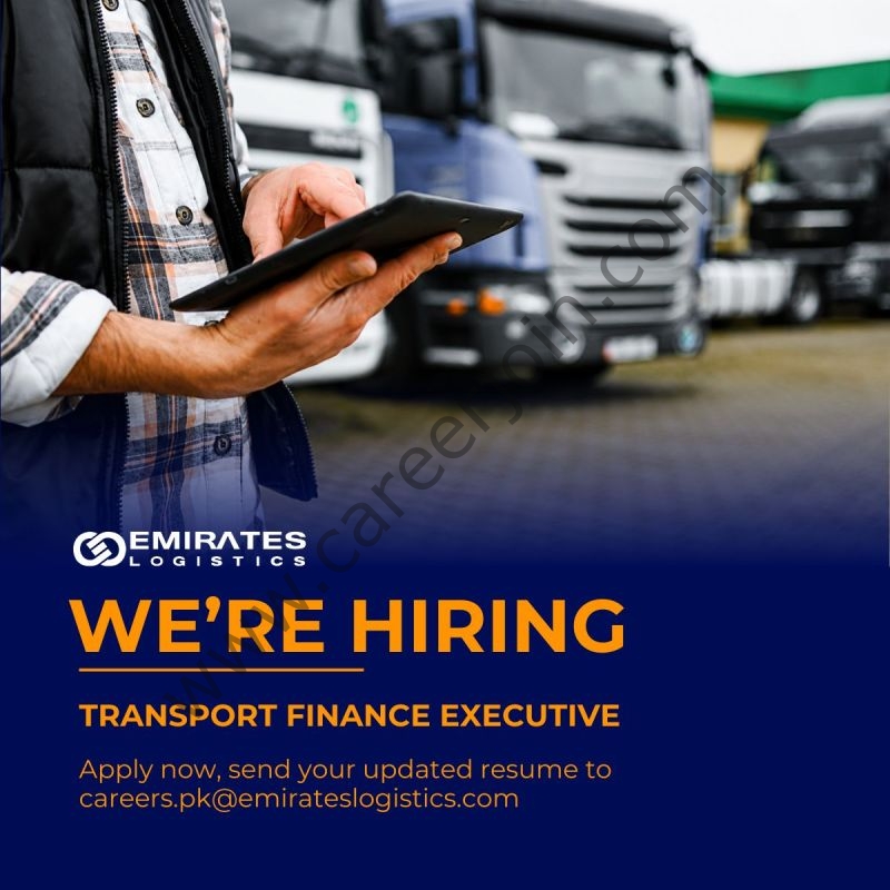 Emirates Logistics Pakistan Jobs Transport Finance Executive 1