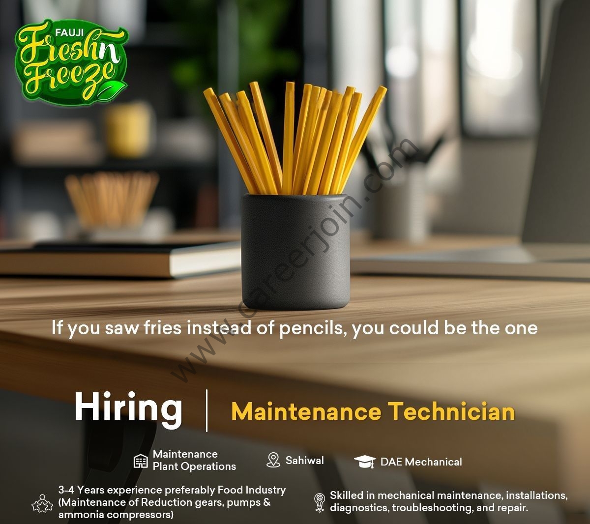 Fauji Fresh n Freeze Limited Jobs Maintenance Technician 1
