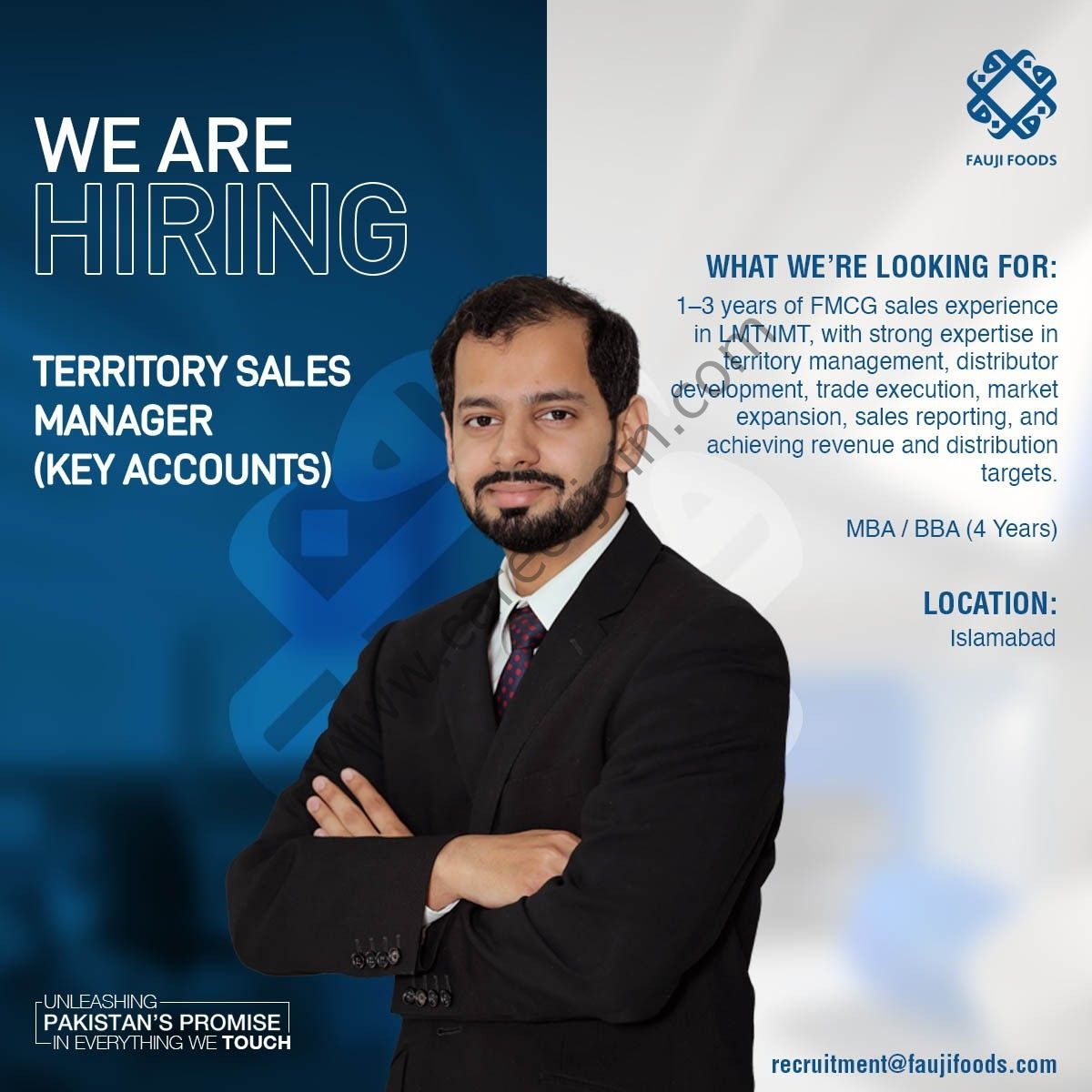 Fauji Foods Limited Jobs Territory Sales Manager (Key Accounts) 1