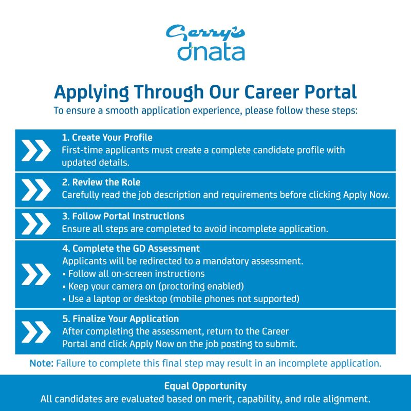 Gerry’s dnata Jobs July 2026 2