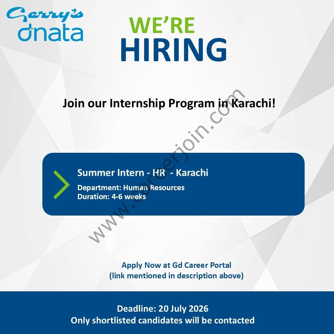 Gerry’s dnata Summer Internship 2026 1