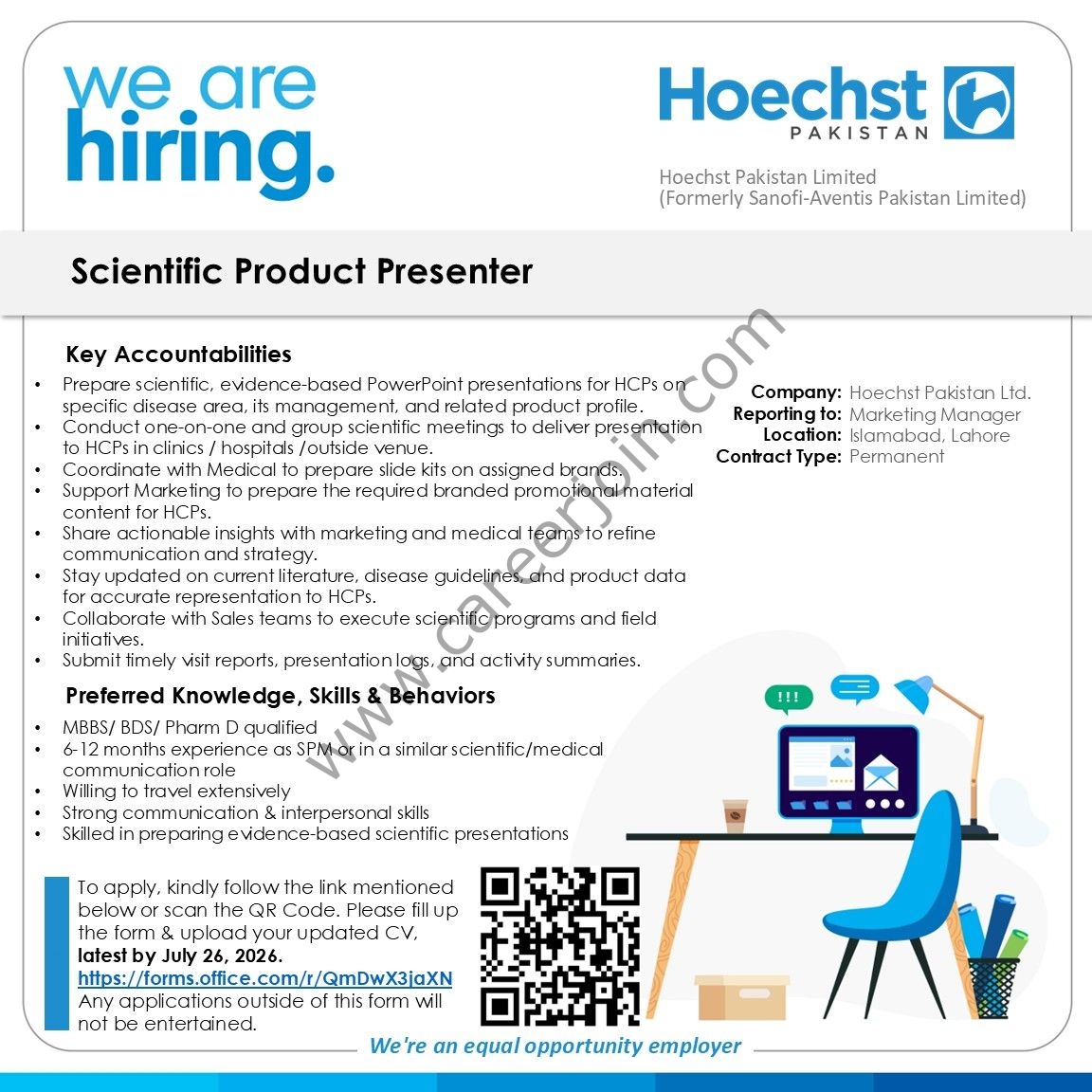 Hoechst Pakistan Limited Jobs Scientific Product Presenter 1