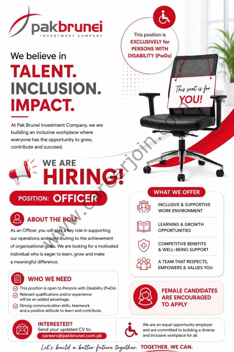 Pak Brunei Investment Company Jobs Officer  1