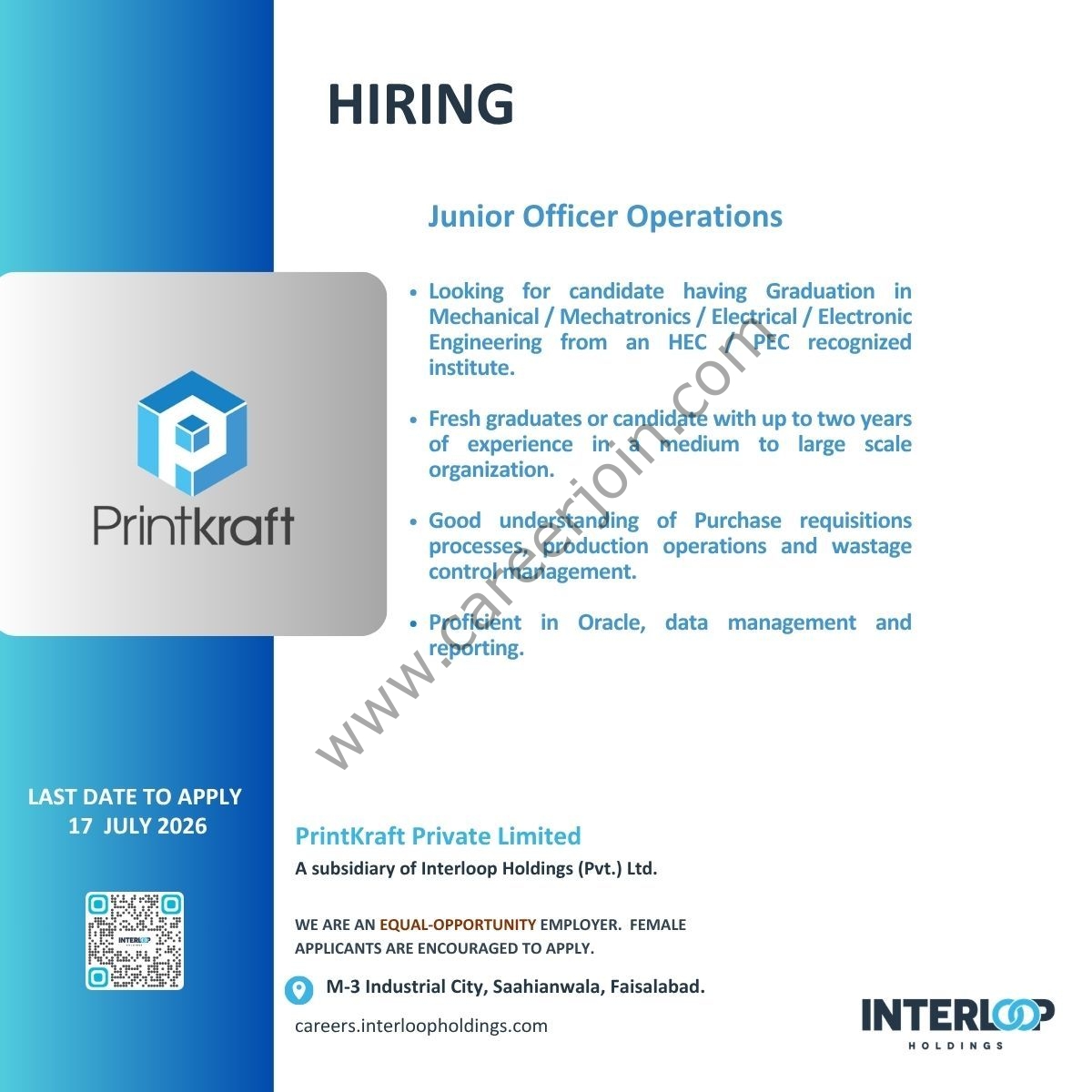 Printkraft Private Limited Jobs Junior Officer Operations 1