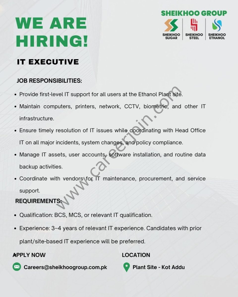 Sheikhoo Group Jobs IT Executive 1