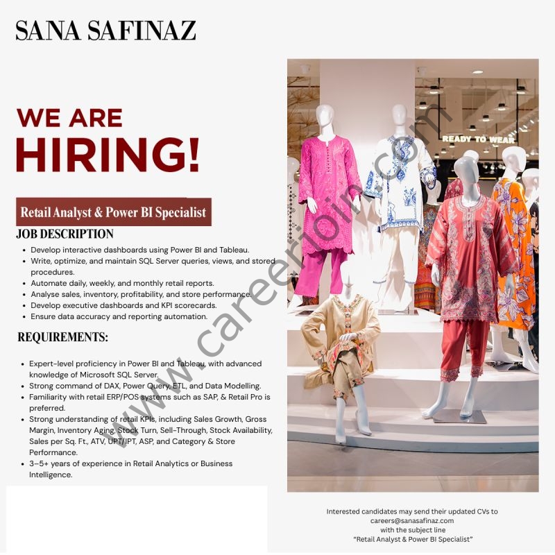 Sana Safinaz Jobs Retail Analyst & Power BI Specialist 1