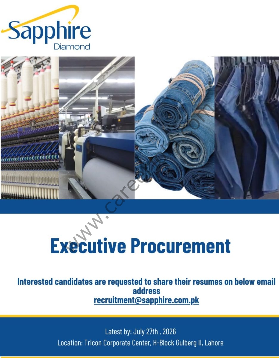 Sapphire Diamond Jobs Procurement Executive 1