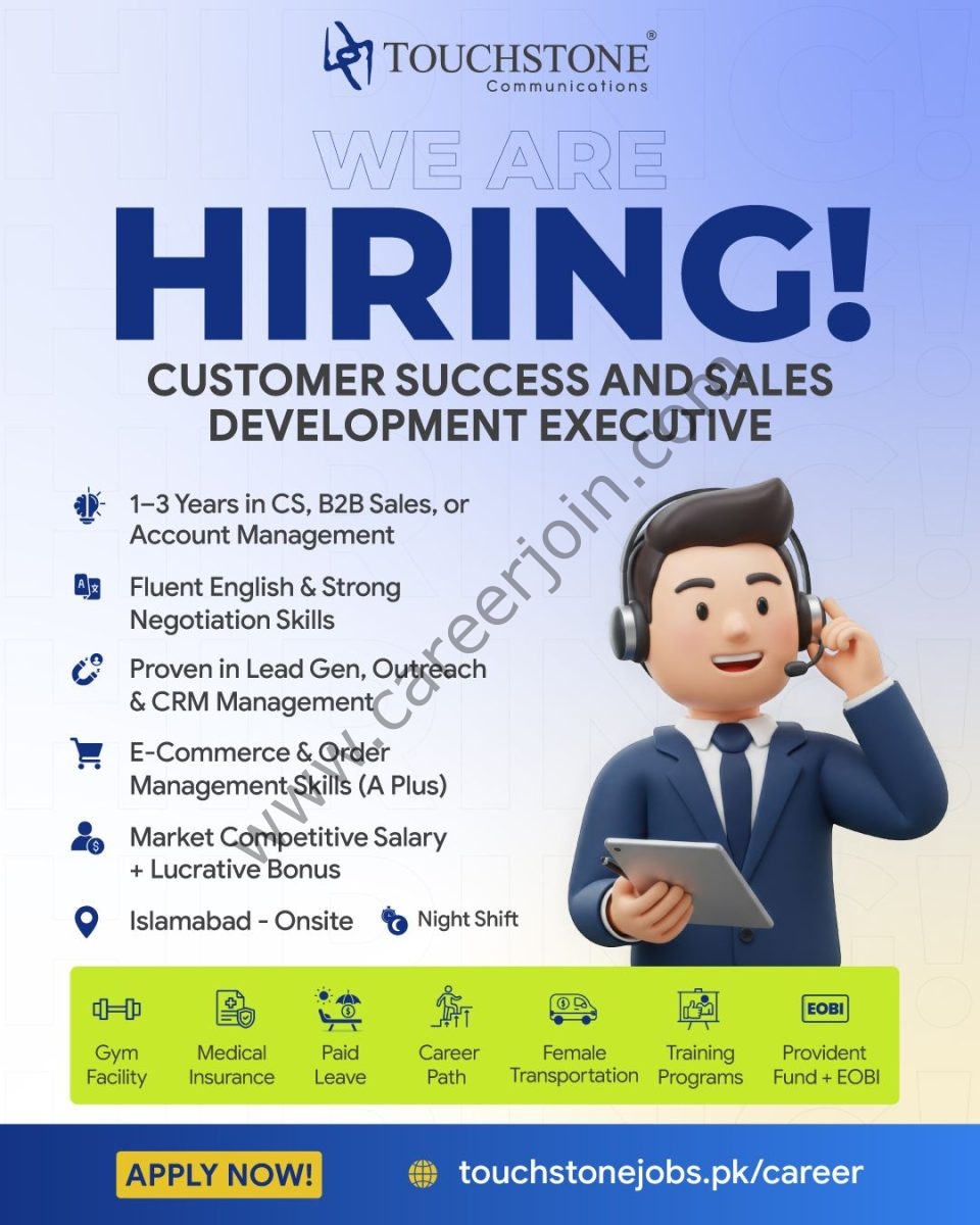 TouchStone Communications Jobs Customer Success and Sales Development Executive 1