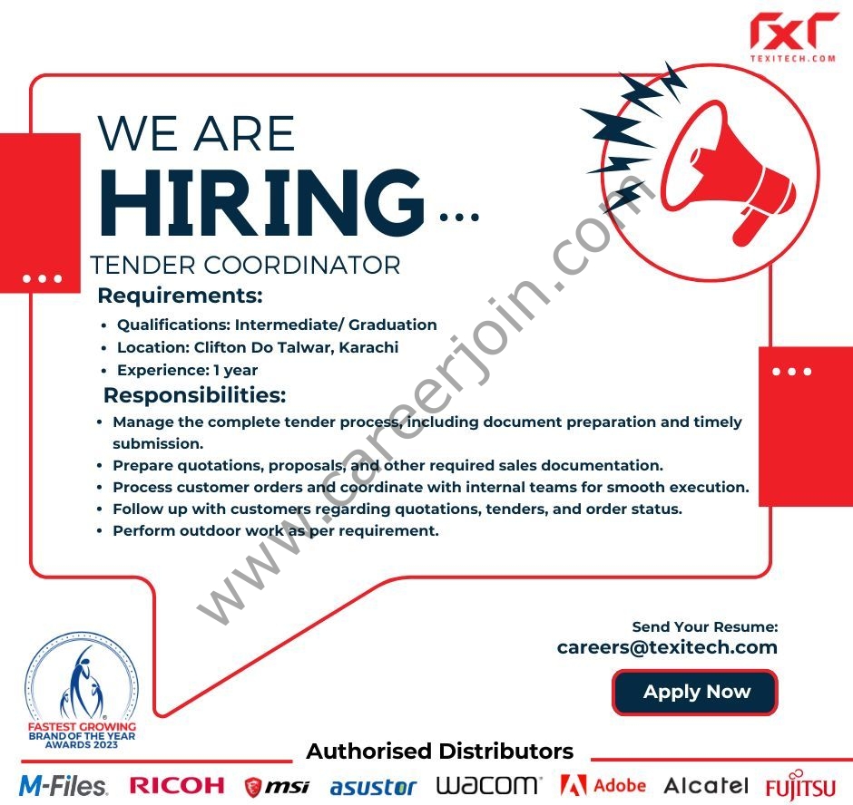 Texitech Pvt Ltd Jobs July 2026 1