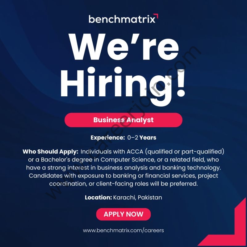 Bench Matrix Pvt Ltd Jobs Business Analyst 1
