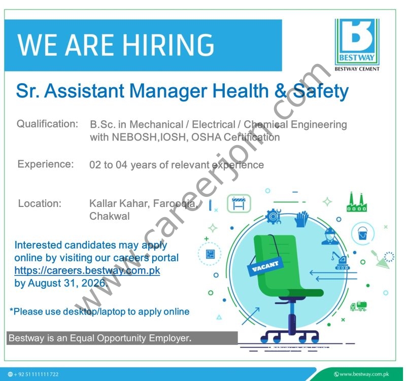 Bestway Cement Limited Jobs 21 August 2026 01 1