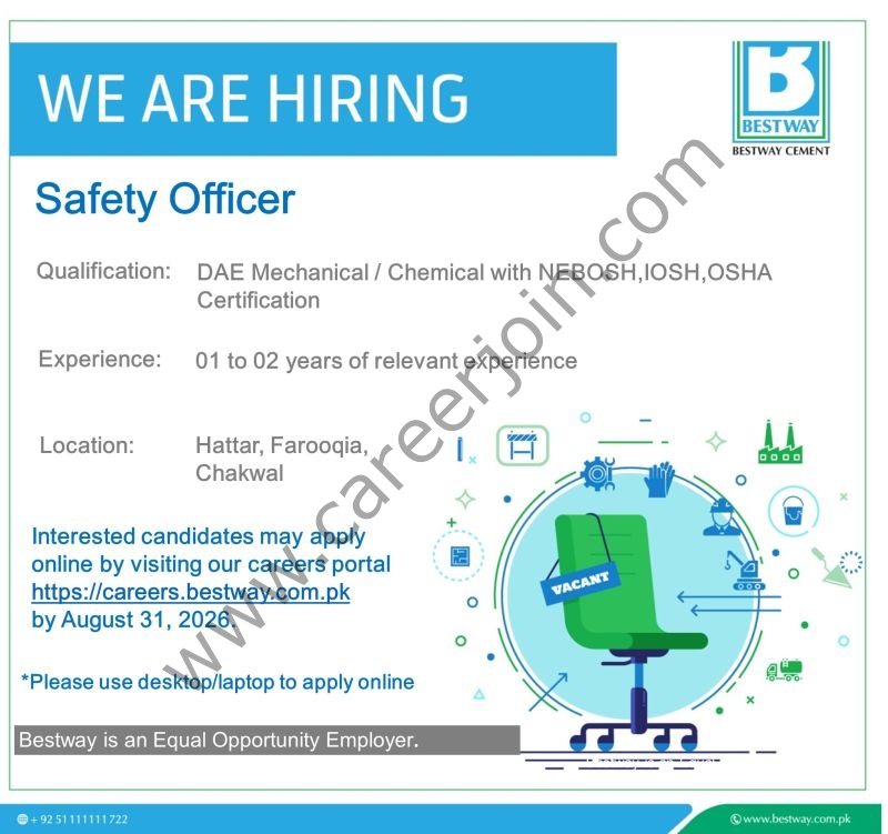 Bestway Cement Limited Jobs 21 August 2026 02 1