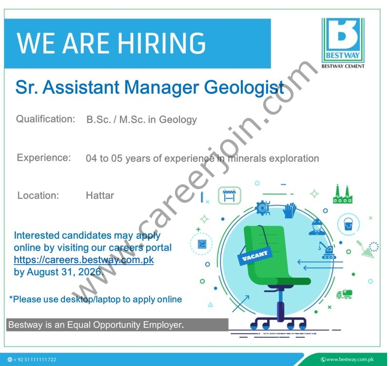 Bestway Cement Limited Jobs 21 August 2026 03 1