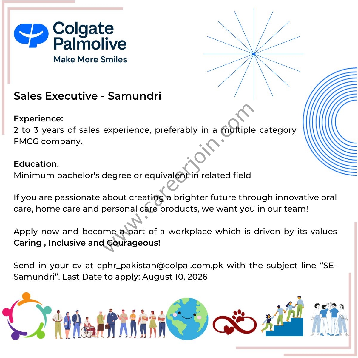 Colgate Pamolive Pakistan Jobs Sales Executive 1