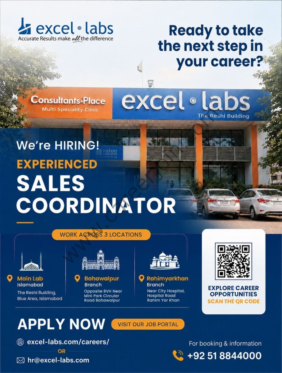 Excel Labs Jobs Sales Coordinator 1
