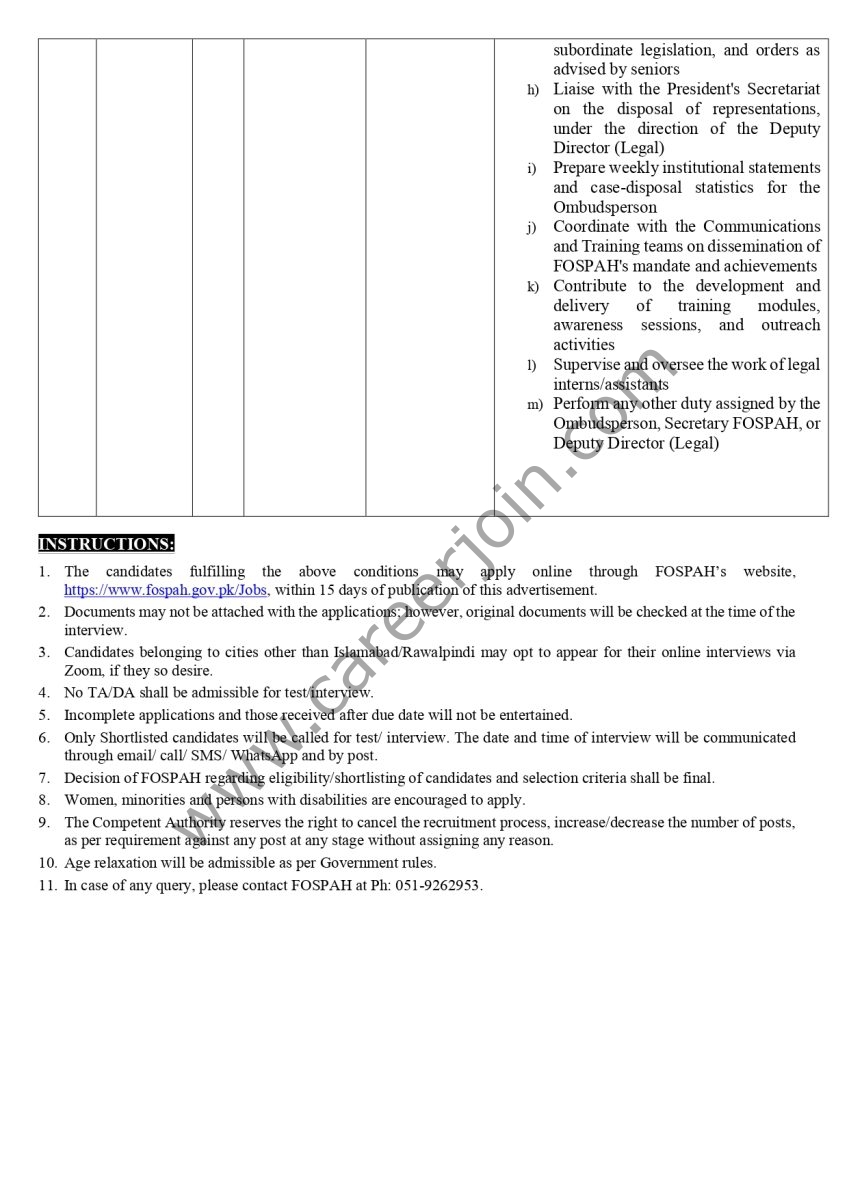 Federal Ombudsperson Secretariat for Protection Against Harassment Jobs 24 August 2026 04 1