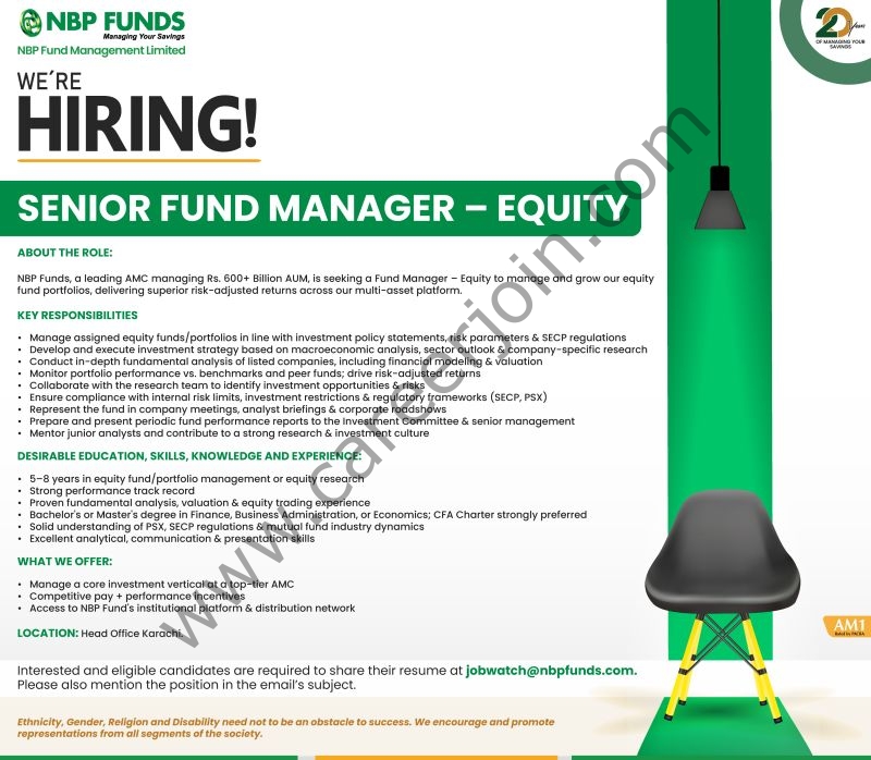 NBP Funds Management Limited Jobs August 2026 1