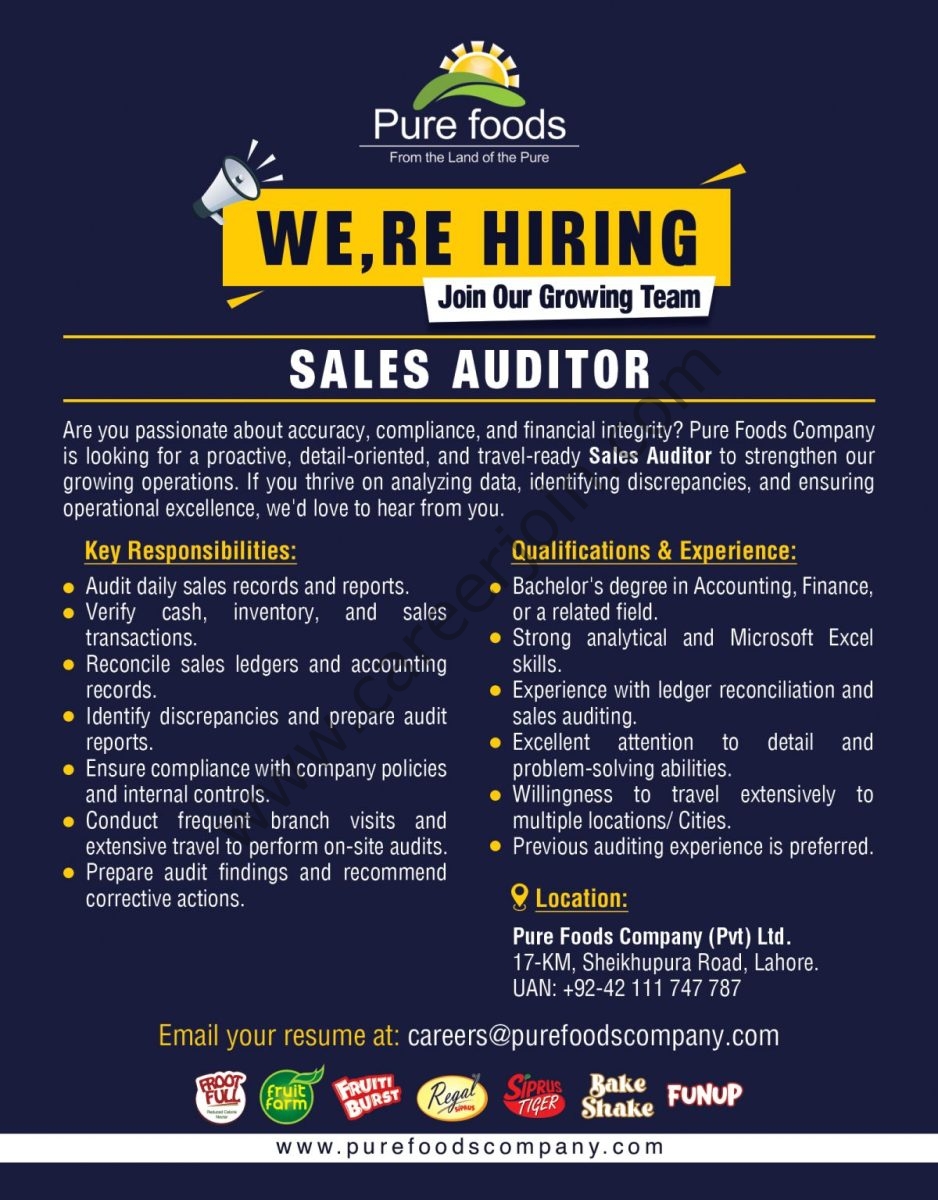 Pure Food Company Jobs August 2026 4